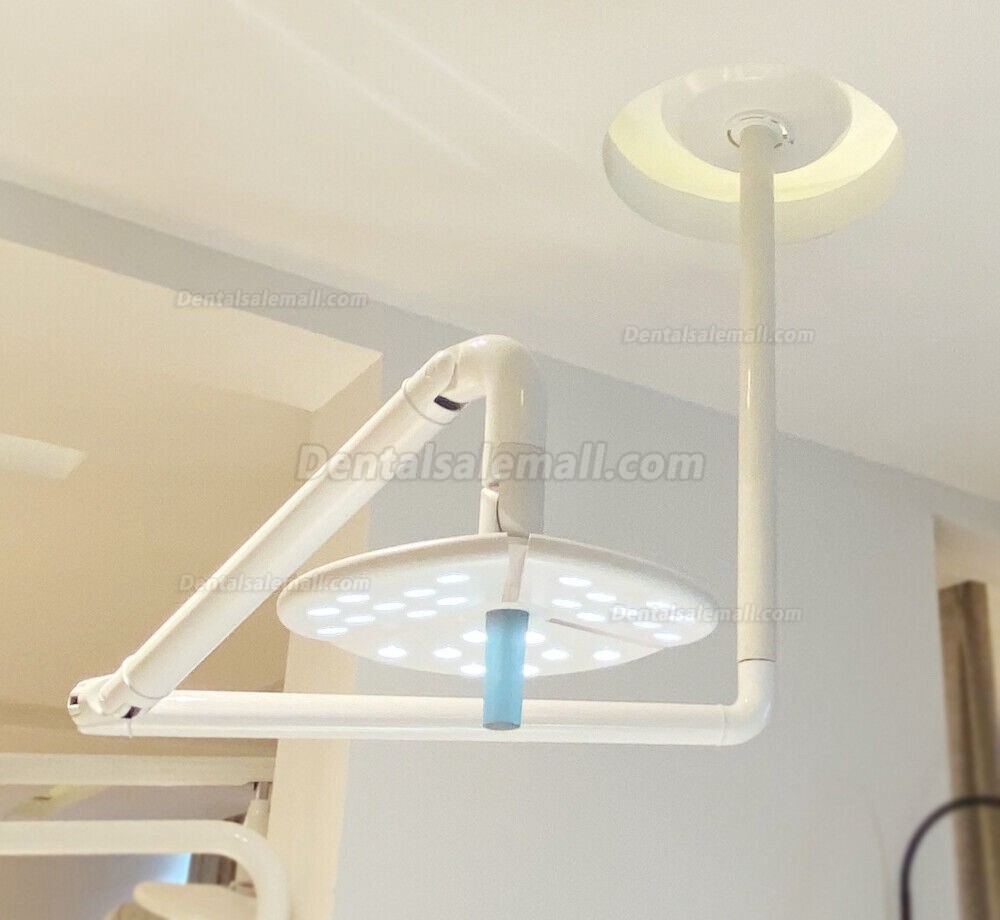 KWS KD-2018D-1 Ceiling Mounted Dental Surgical LED Light Shadowless Exam Lamp Touch Switch