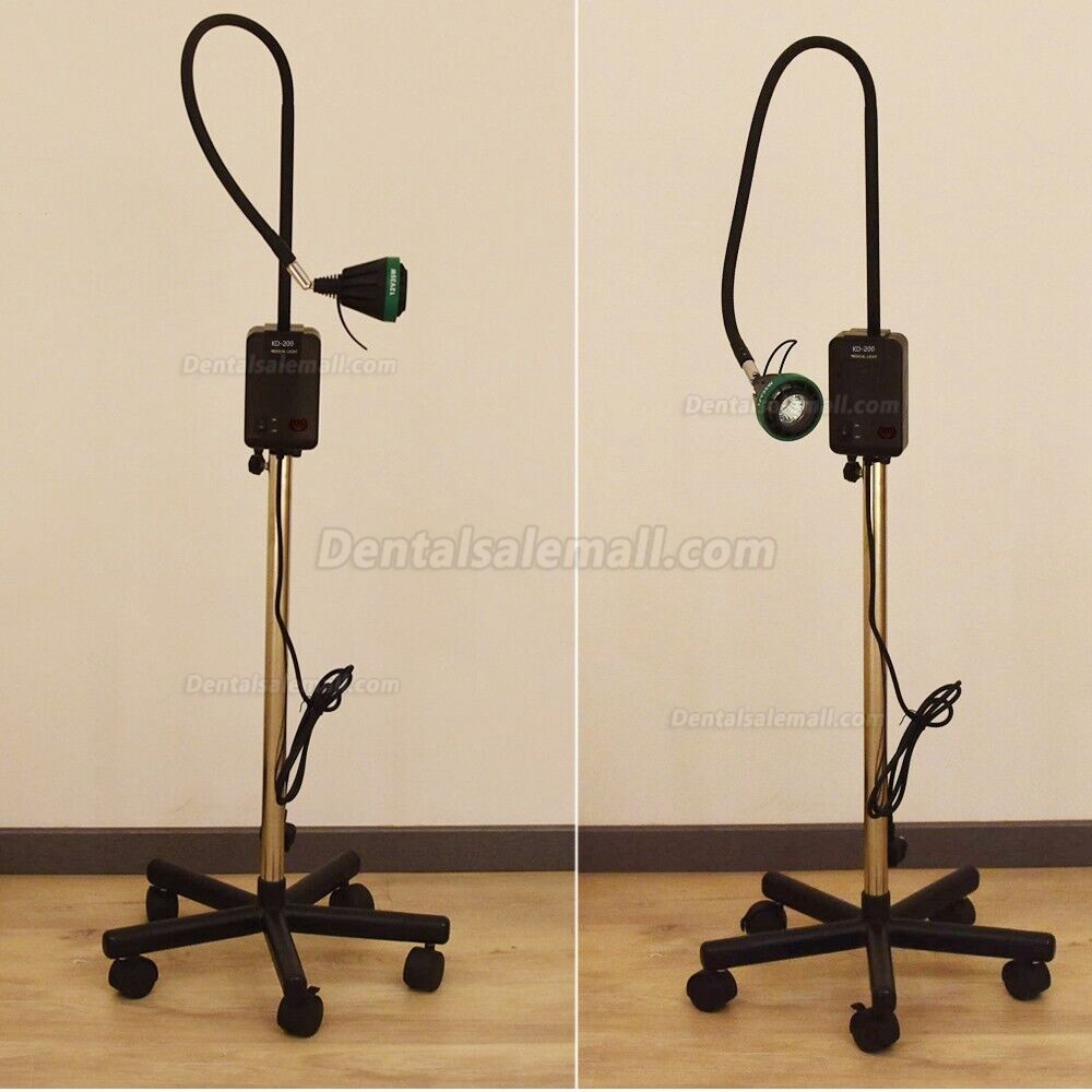 35W Mobile Halogen LED Oral Exam Lamp Medical Examination Light KD-2035W-1