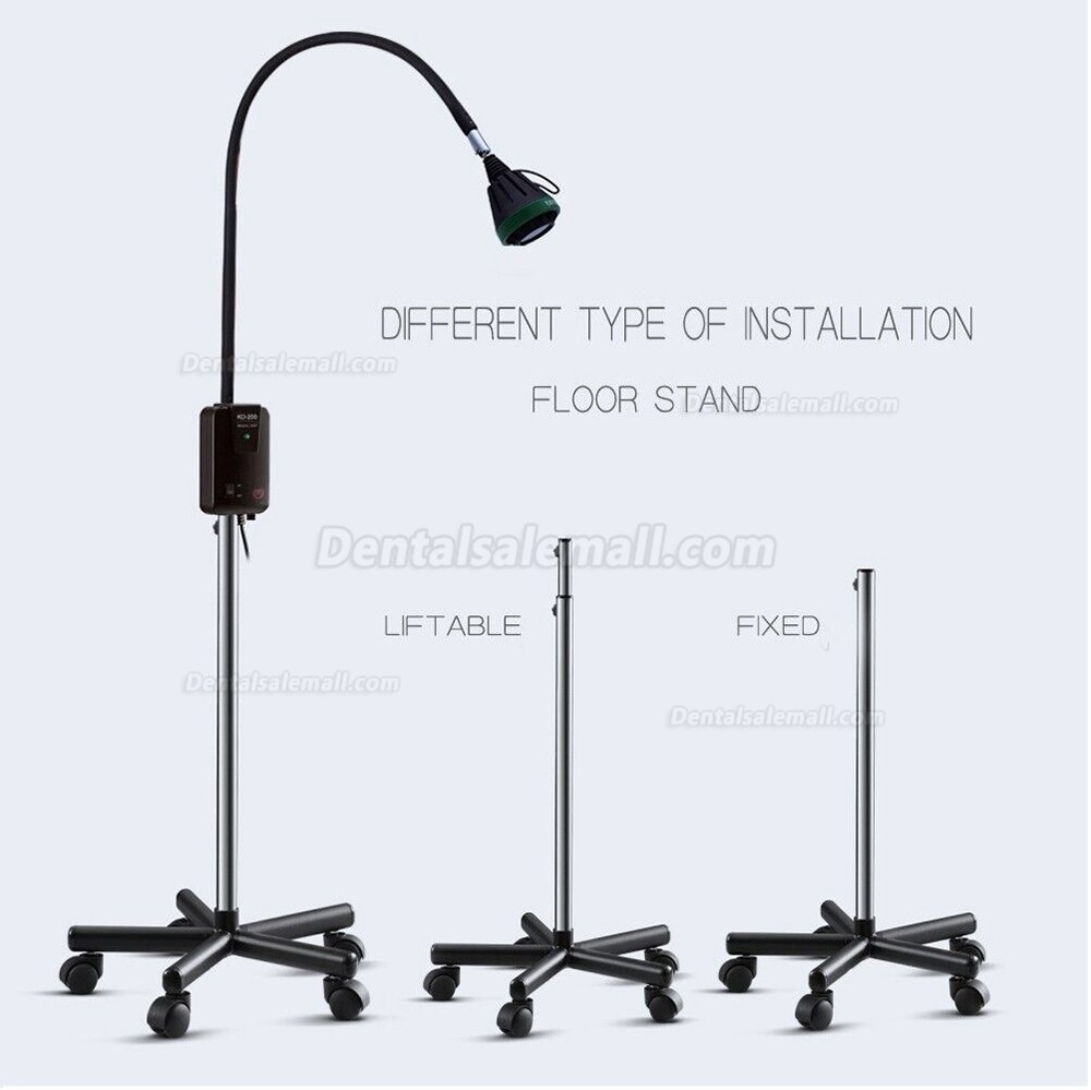 35W Mobile Halogen LED Oral Exam Lamp Medical Examination Light KD-2035W-1