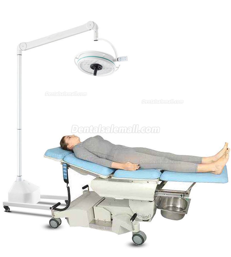 KWS KD-2036D-3 108W Mobile Stand LED Surgical Light Shadowless Exam Lamp Operatory Light