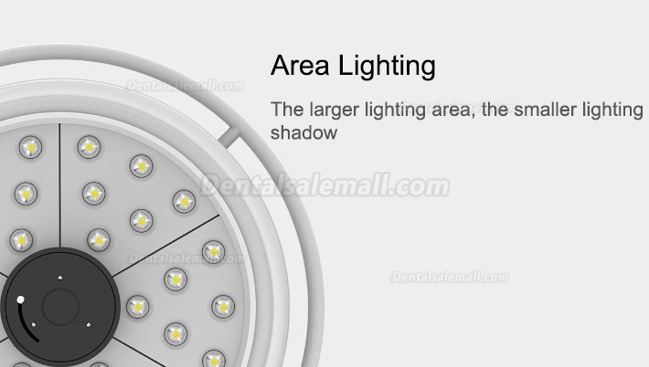 KWS KD-2036D-3 108W Mobile Stand LED Surgical Light Shadowless Exam Lamp Operatory Light