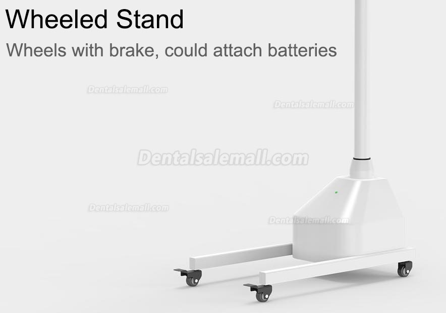 KWS KD-2036D-3 108W Mobile Stand LED Surgical Light Shadowless Exam Lamp Operatory Light