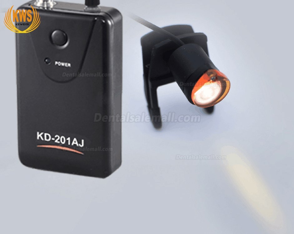 1W Clip-on Type LED Dental Surgical Headlight Head light Economic KWS KD-201AJ-1