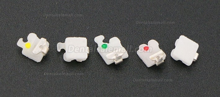 Hubit Korea Dental Orthodontic Self ligating Ceramic Brackets Roth 022 345 Hooks
