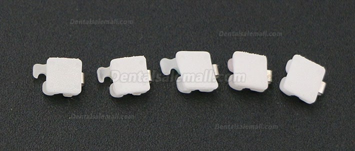 Hubit Korea Dental Orthodontic Self ligating Ceramic Brackets Roth 022 345 Hooks