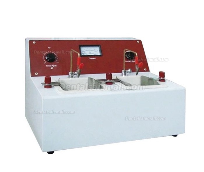 Dental Lab Electrolytic Polishing Machine Electro Polisher Unit With Two Water Baths