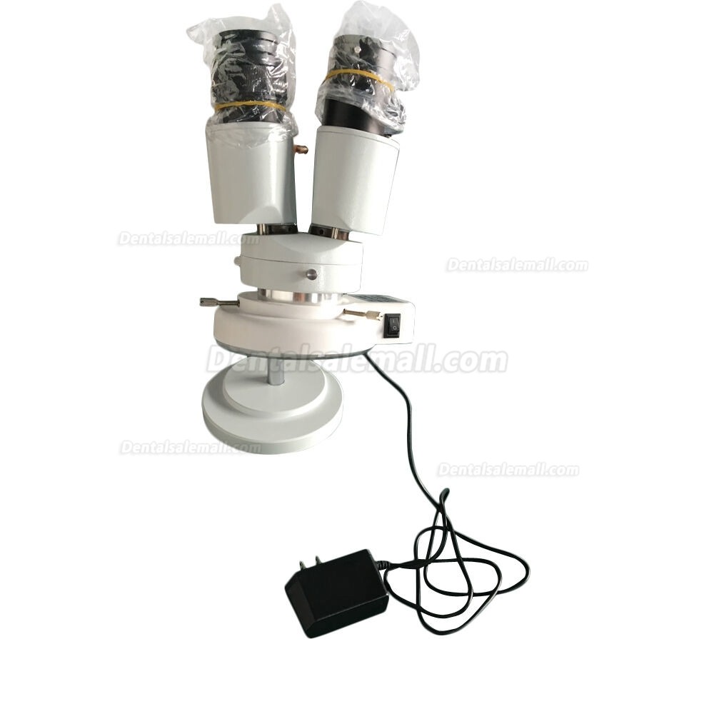 Dental LED Microscope 8X Comprehensive Magnification 360° Revolve Lab Equipment