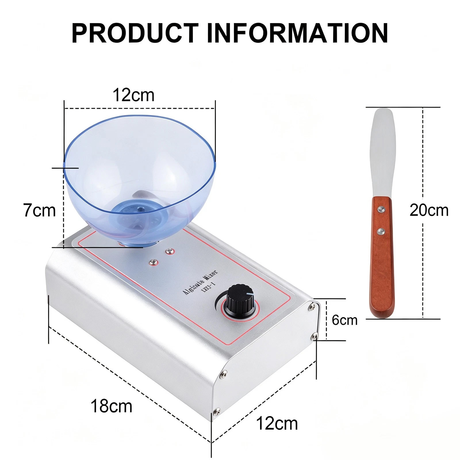 LZYJ-Ⅰ Dental Impression Material Mixer 0-380RPM Adjustable Speed for Alginate and Silicone