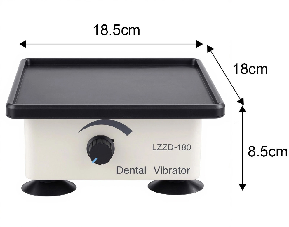 150W Dental Lab Gypsum Vibrator with Adjustable Vibration for Model Pouring
