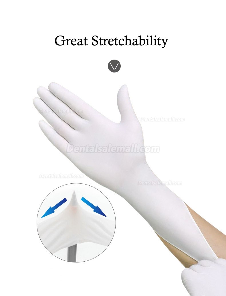 100pcs/lot Disposable Latex Medical Gloves Universal Cleaning Work Finger Gloves Latex Protective Home Food