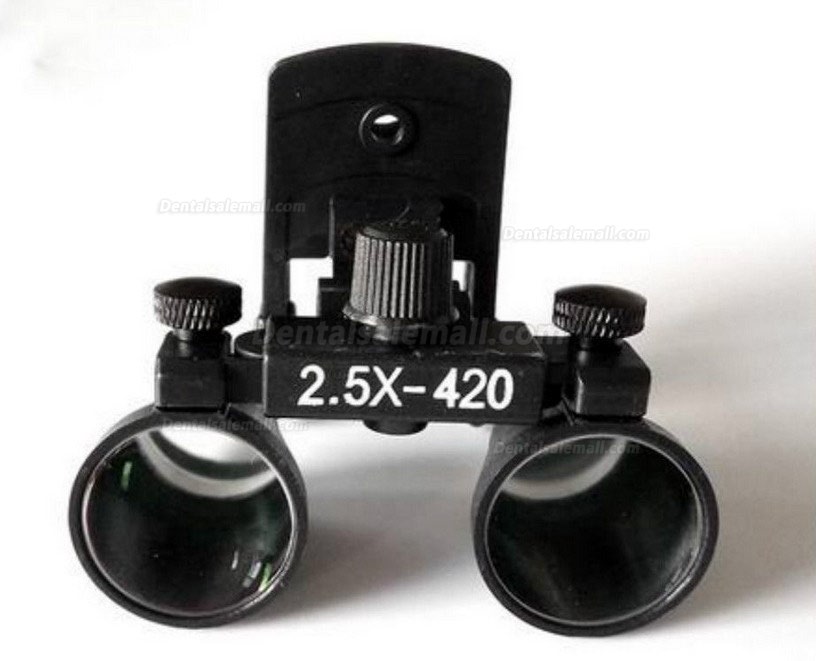 2.5X/3.5X-420mm Clip-On Dental Optical Glass Surgical Binocular Loupe Magnifier