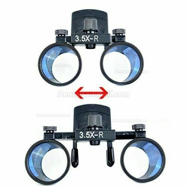 2.5X/3.5X-420mm Clip-On Dental Optical Glass Surgical Binocular Loupe Magnifier