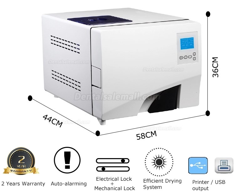 LAFOMED 8L MA-8-L Dental Medical Autoclave Sterilizer Vacuum Steam Class B With Printer