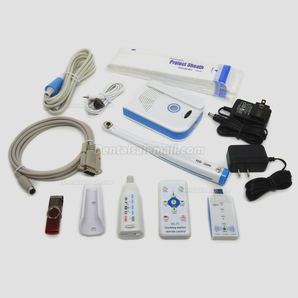 MD2000AW Dental WIFI Wireless Intra-oral Intraoral Camera 2.0 Mega Pixels 1/4 sony CCD