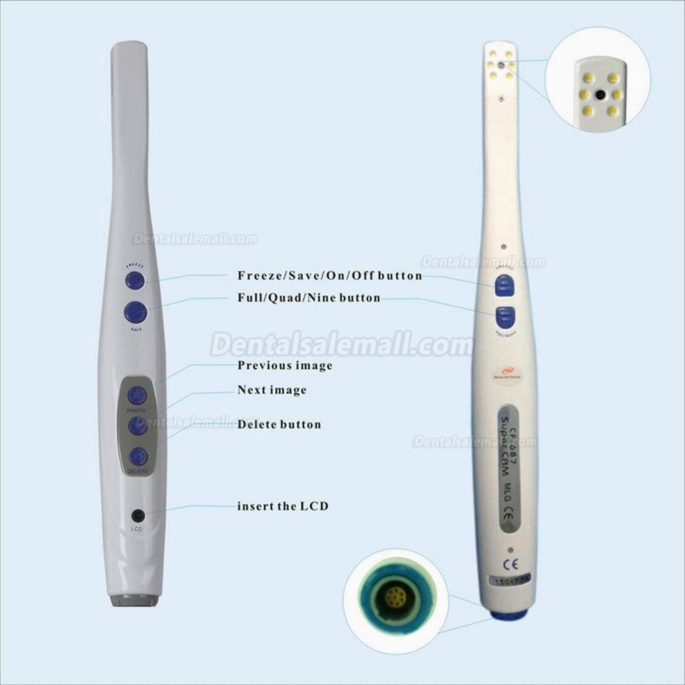Dental Intraoral Camera M-888 Corded 1/4 SONY CCD USB/Video/VGA Output Dental Intraoral Camera M-888 Corded 1/4 SONY CCD USB/Video/VGA Output