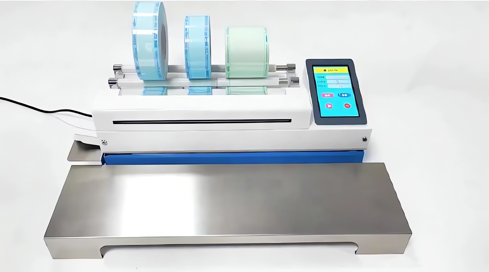 MY100-K2T Dental Instrument Sealing Machine with Cutting & Stylus Printer Touch Screen