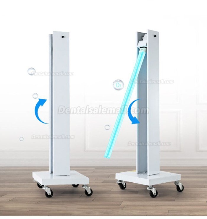 Mobile Trolley UV Sterilizer Disinfection Lamp Germicidal UV Sterilizing Light with Wheels