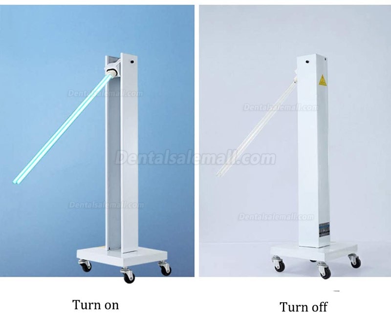 Mobile Trolley UV Sterilizer Disinfection Lamp Germicidal UV Sterilizing Light with Wheels