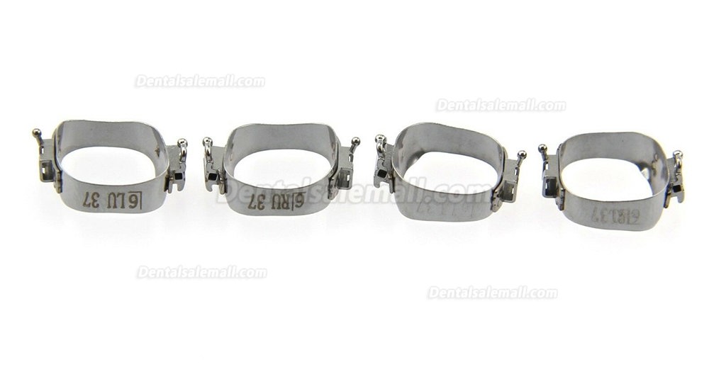 85 Sets Dental Orthodontic Molar Bands MBT 022 Pre-welded with Single Tube Convertible Buccal Tubes & Lingual Sheath