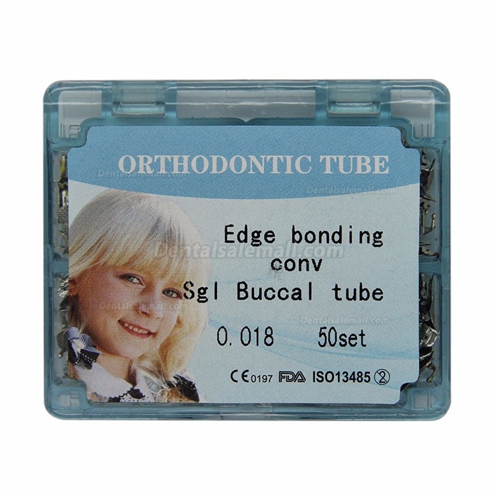 50 Kits Dental Orthodontic Direct Bond Edge 018 Convertible Molar Buccal Tubes