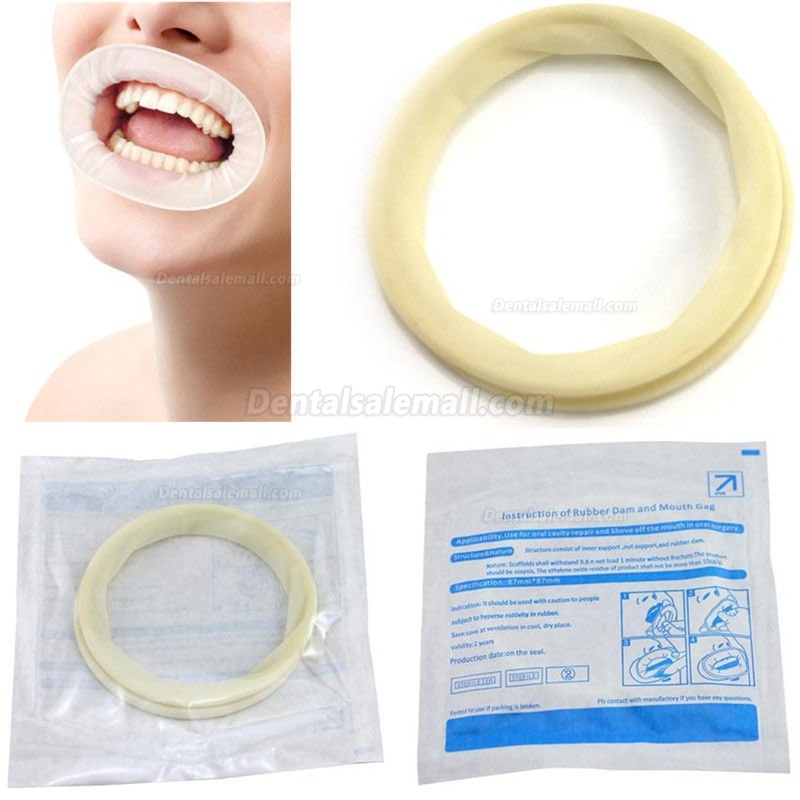 20pc Disposable Sterile Oral Dental Rubber Dam Mouth Opener Cheek Retractor