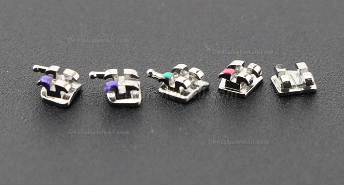 thumbnail image 2 of OC Mini MBT Orthodontic Brackets – 022 Slot, 345 Hooks, 10 Kits, Refined Stainless Steel 2 of 3