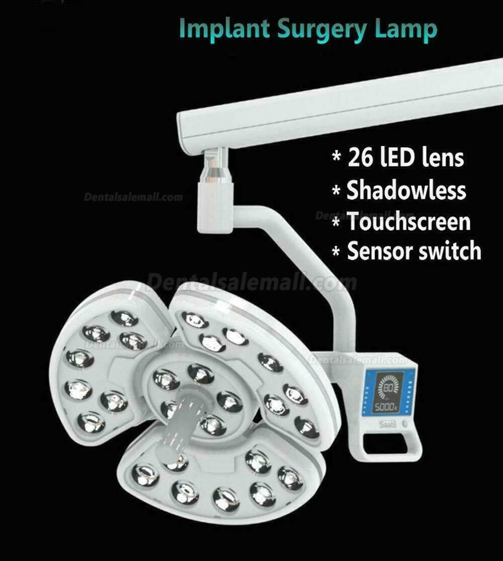 P138 Post Mounted Dental LED Surgical Light for Dental Chair Unit Touch Screen Sensor