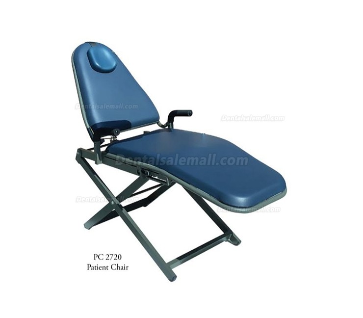 TPC Dental Portable Chair Unit with Cuspidor LED Light + Dental Stool Carry Bags