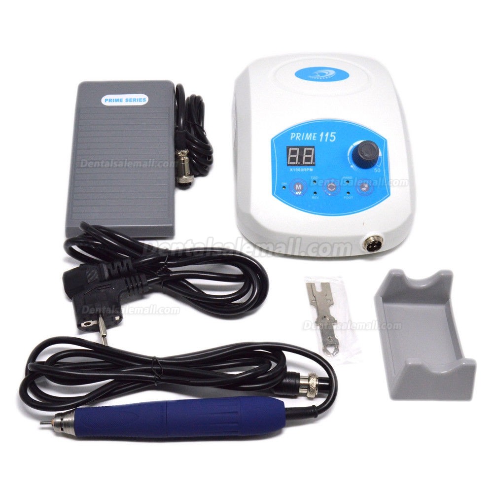 PRIME 115 Dental Lab Brushless Micromotor 50,000 RPM Handpiece 