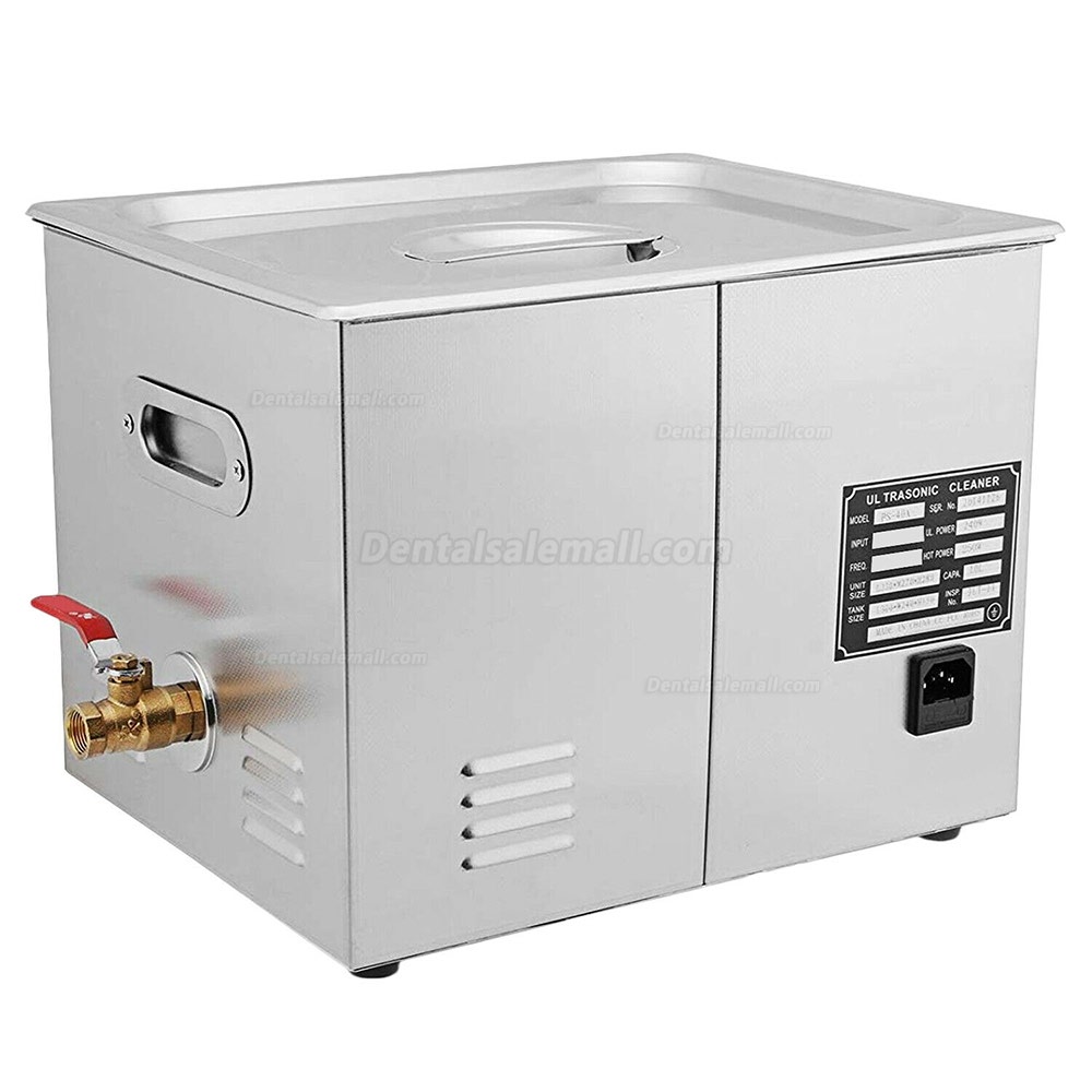 15L Ultrasonic Cleaner Stainless Steel Industry Heated Heater w/Timer PS-60A