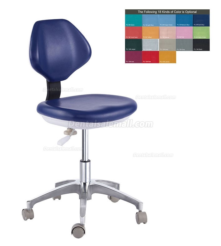 PU Leather Medical Mobile Dental Dentist's Chair Doctor's Stool Chair QY90G