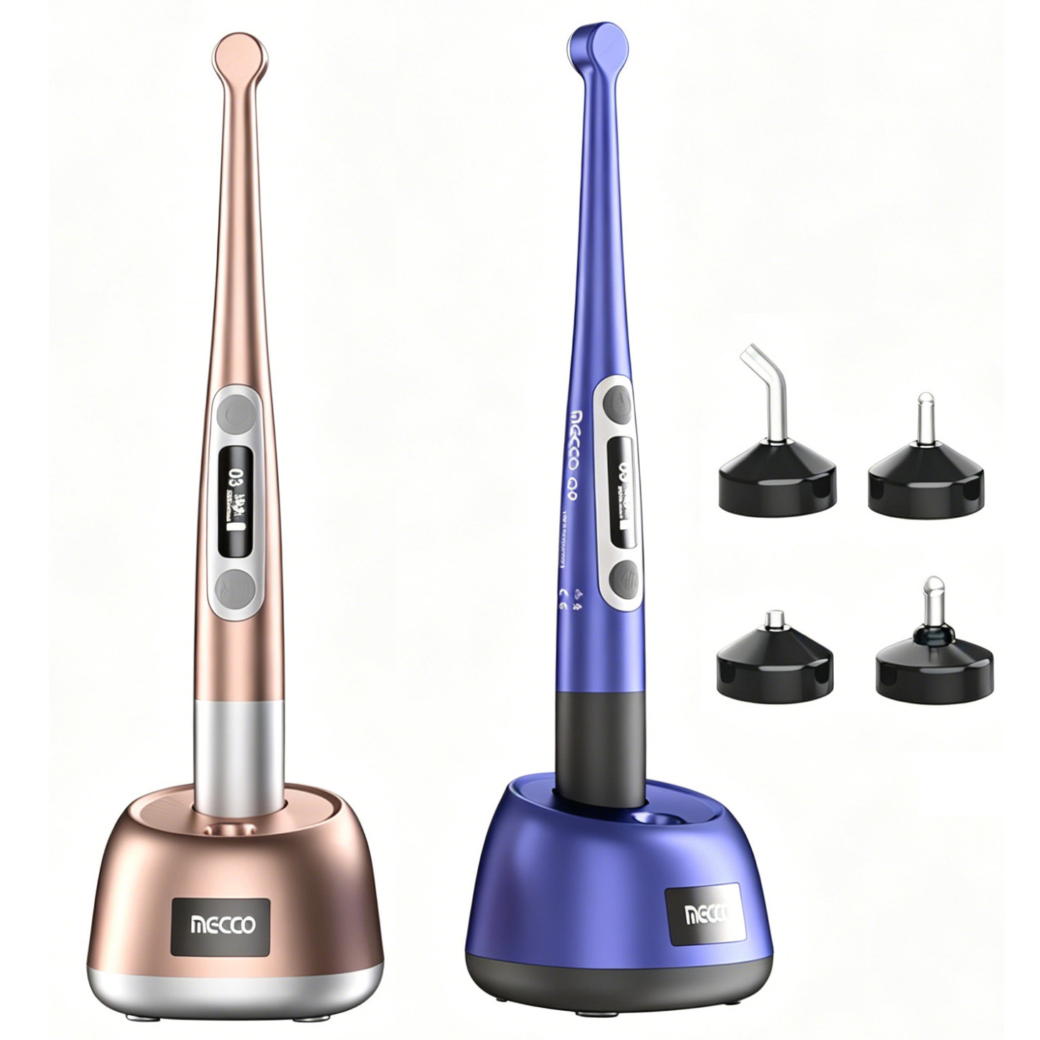 Mecco Q9 Wireless Dental LED Curing Light with Light Meter and Caries Detector