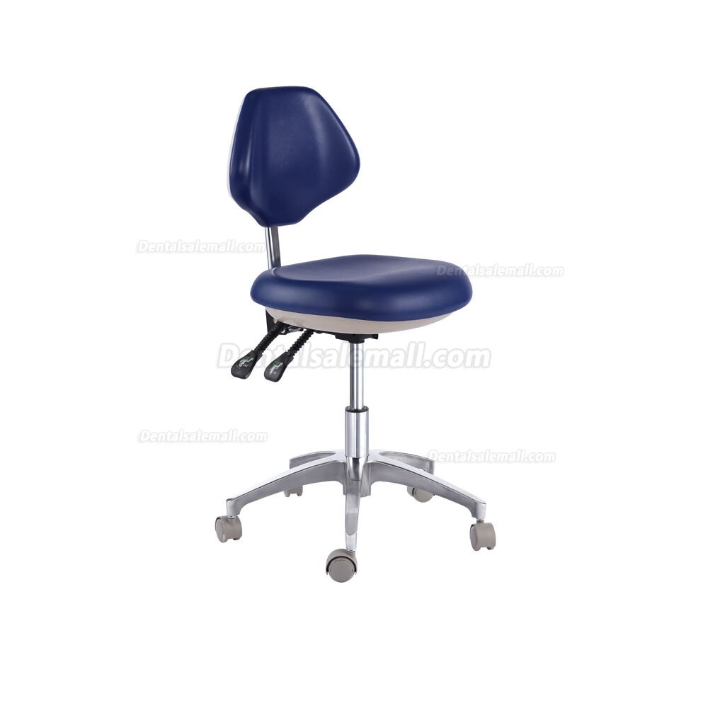 Adjustable PU Leather Medical Dental Mobile Chair Doctor's Stools Office Stool