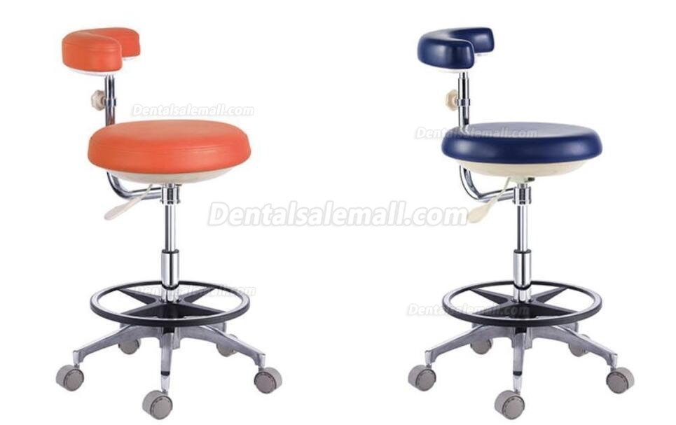 PU Leather Dental Doctor Dentist Assistant Nurse Stool Chair QY500(N)18 Colors