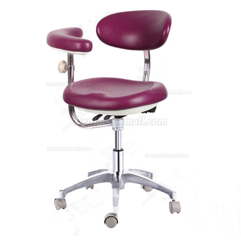 PU Leather Dental Medical Chair Doctor's Stool Nurse's Chair Adjustable QY600-1