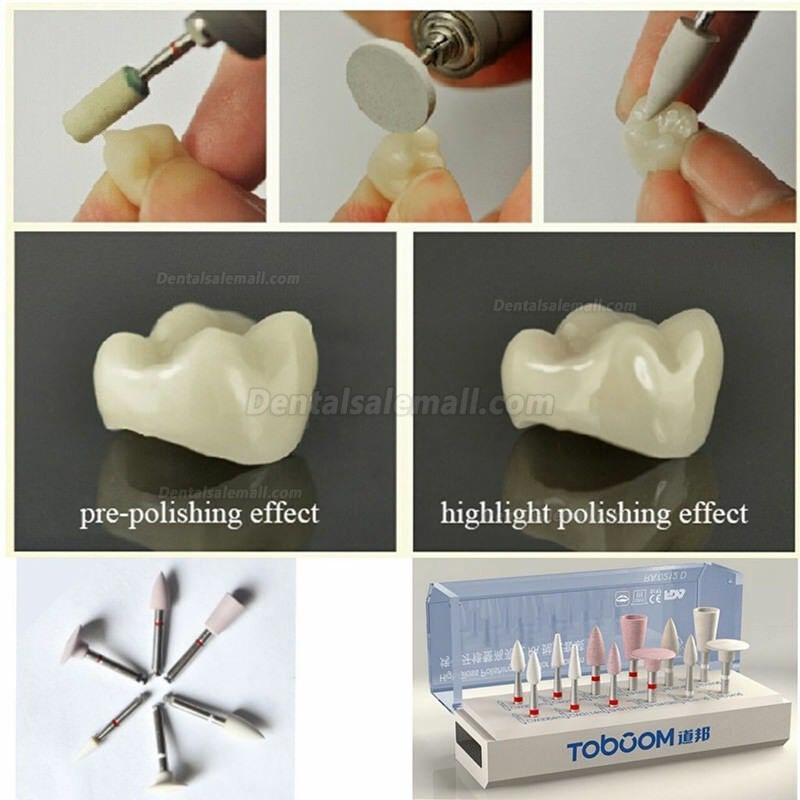 6 Pcs/Kit Dental High Gloss Polishing Kit For RA0206E