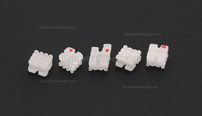 20Pcs/5Pack Dental Orthodontic Ceramic Bracket Braces ROTH 022 3 Hooks 20Pcs/5Pack Dental Orthodontic Ceramic Bracket Braces ROTH 022 3 Hooks