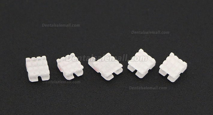 20Pcs/5Pack Dental Orthodontic Ceramic Bracket Braces ROTH 022 3 Hooks