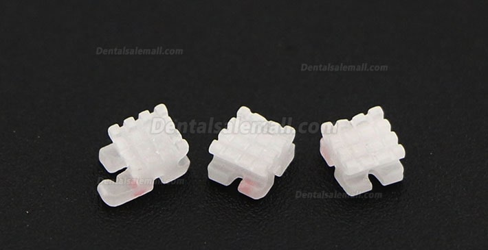 20Pcs/5Pack Dental Orthodontic Ceramic Bracket Braces ROTH 022 3 Hooks