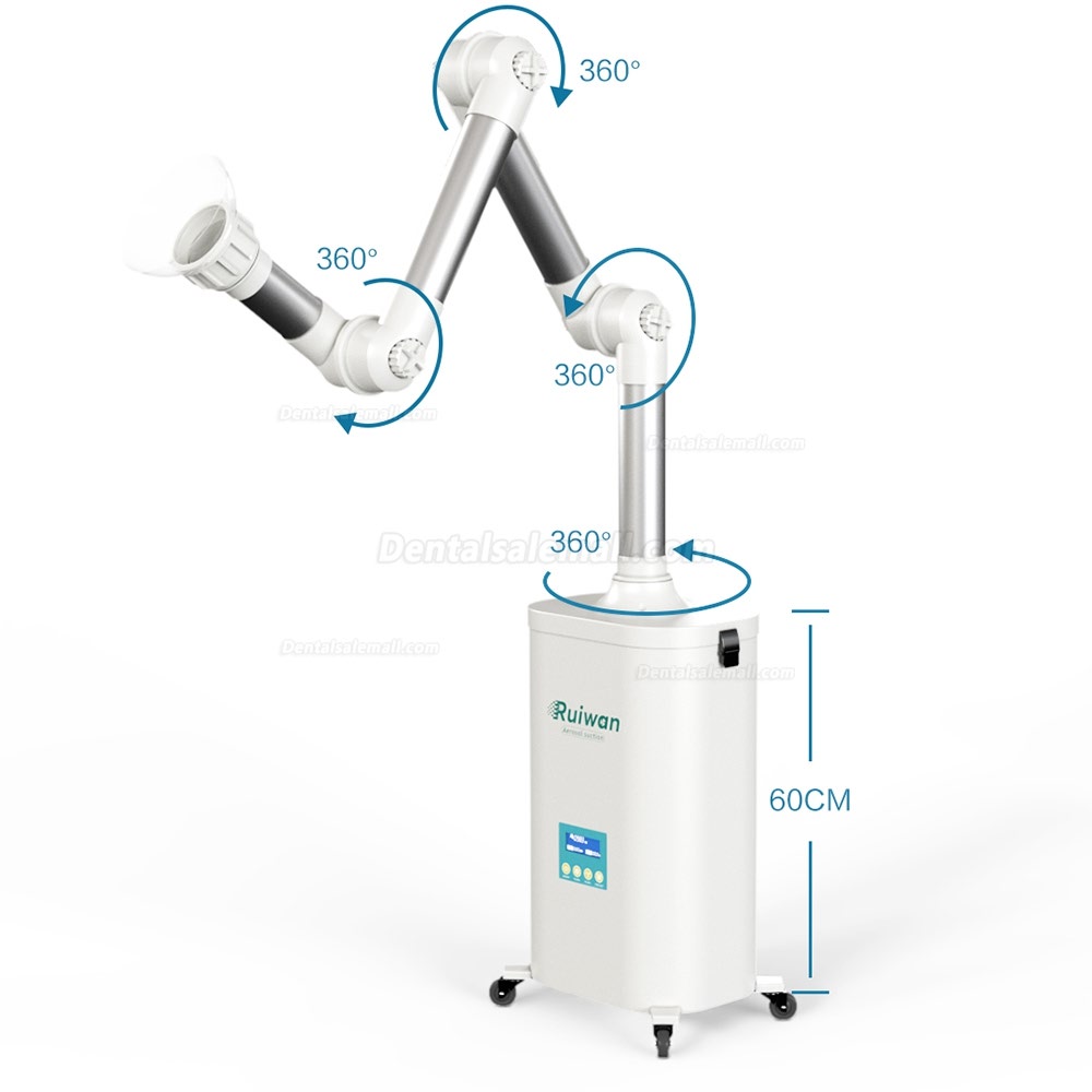 RUIWAN Dental External Oral Aerosol Suction Unit Machine with UV Disinfection RD90