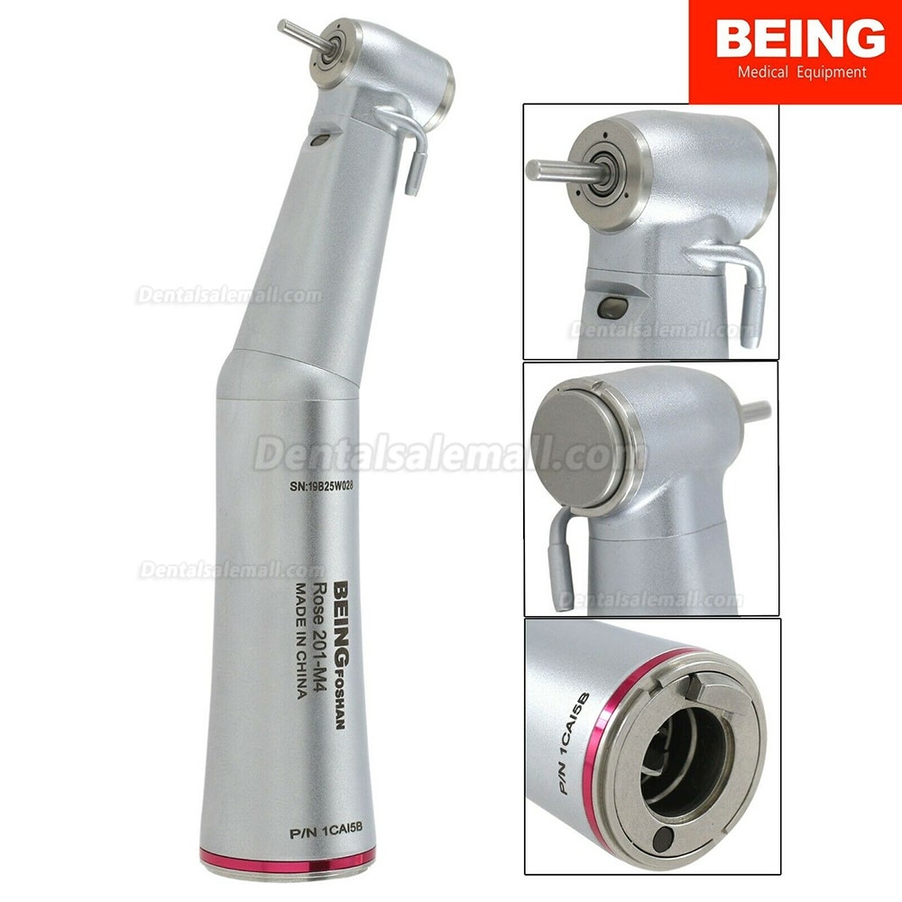 BEING Dental Built in Electric Motor LED 1:5 Contra Angle Fiber Optic Handpiece