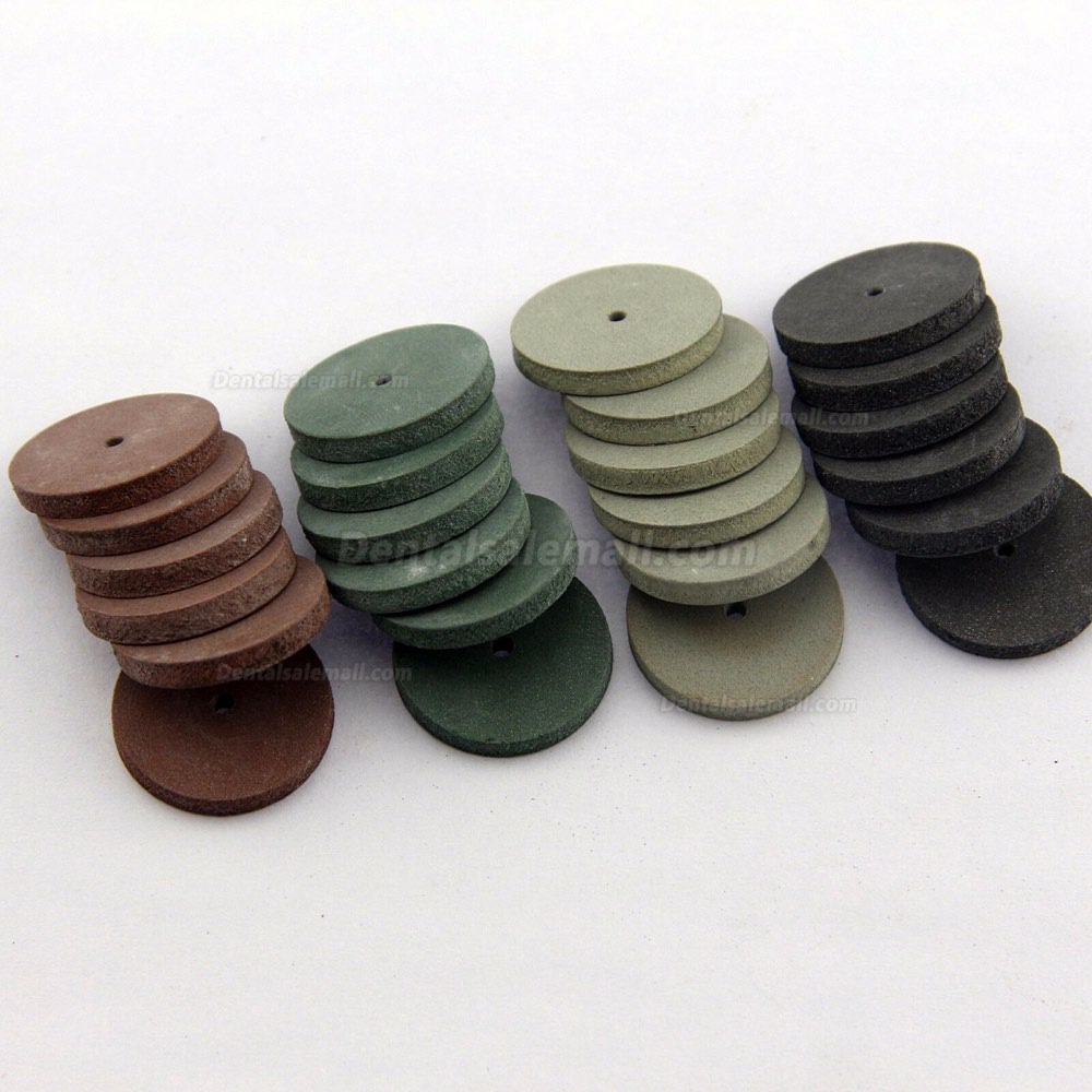 100 Silicone Rubber Polishing wheels for Dental Jewelry Rotary Tool