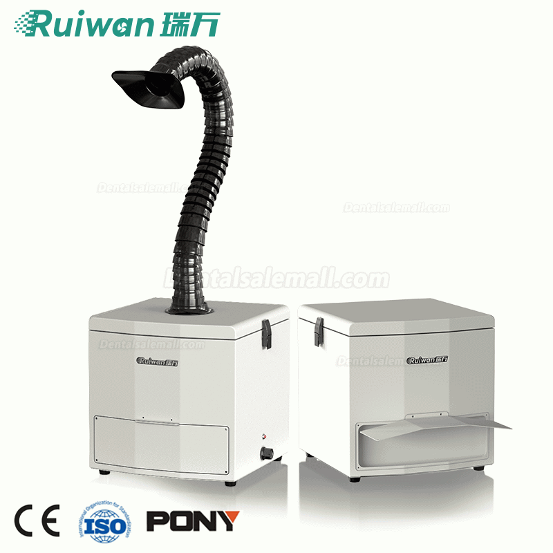 Ruiwan RW1080 Portable Desktop Welding Fume Extractor Soldering Smoke Absorber 3 In 1 Filter