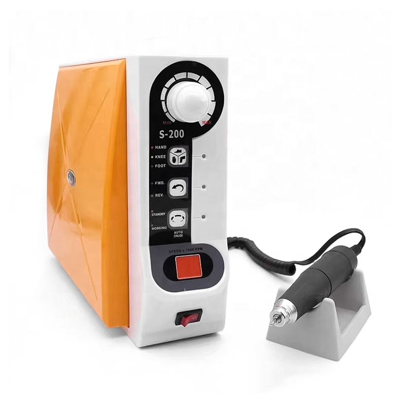 FASTSTRONG S-200 Dental Lab Brushless Micro Motor 60K RPM Handpiece with Hand / Knee / Foot Control