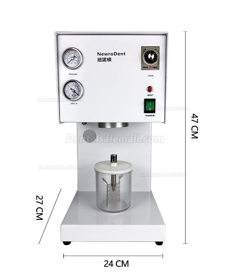 S-901 Dental Lab Vacuum Mixer Mixing Machine With Two Mixing Cups