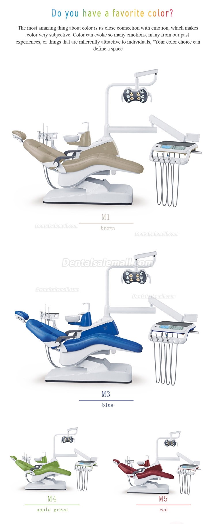 Gladent® GD-S350 Dental Implant Chair Multifunction Integral Treatment Unit for Dental Practice