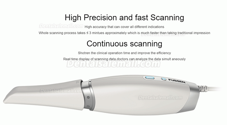 Fussen S6000 Portable Dental 3D Digital Intraoral Scanner Color Scanning 3D