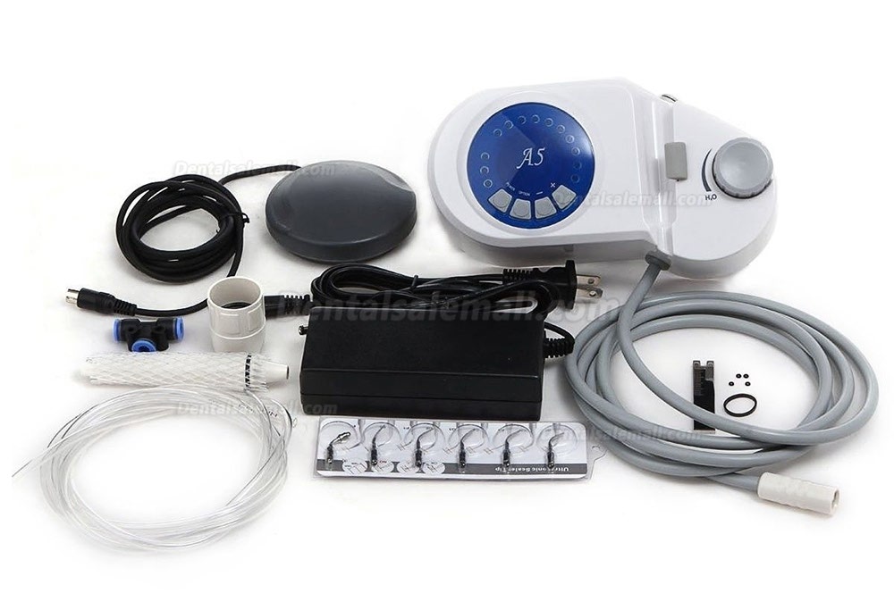 Dental Ultrasonic Piezo Scaler Compatible with EMS/WOODPECKER Tips A5 Dental Ultrasonic Piezo Scaler Compatible with EMS/WOODPECKER Tips A5