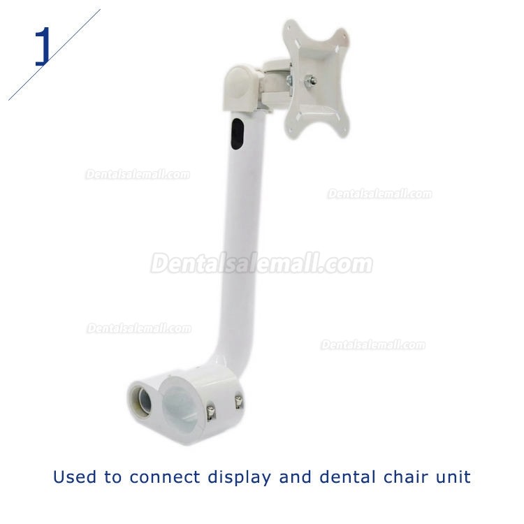 Standard Dental Oral LCD Monitor Post Mounted Intraoral Camera Holder Mount Metal Arm