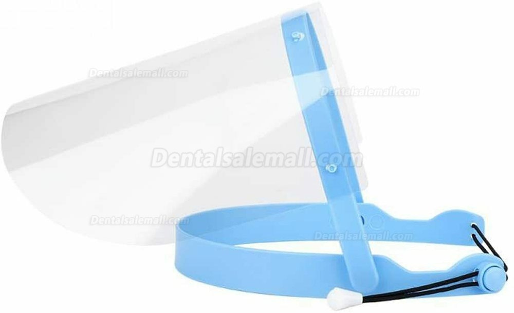 Anti-fog Adjustable Dental Full Face Shield with 10 Replaceable Plastic Film